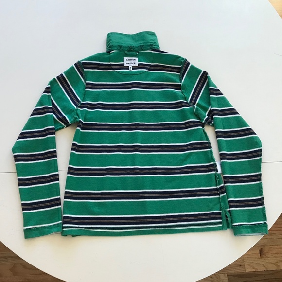 DAMSON MADDER 100% ORGANIC COTTON CASSIA SHRUNKEN RUGBY - Picture 10 of 14